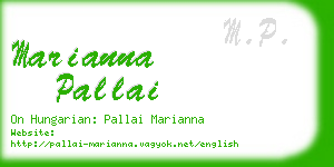 marianna pallai business card